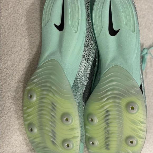 Nike Air Zoom Victory Track Spikes-Size 15 US-Mint Green- no spikes included - Picture 12 of 16